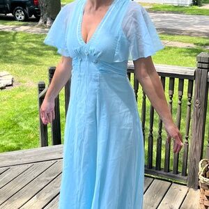 Vintage Baby Blue Dress